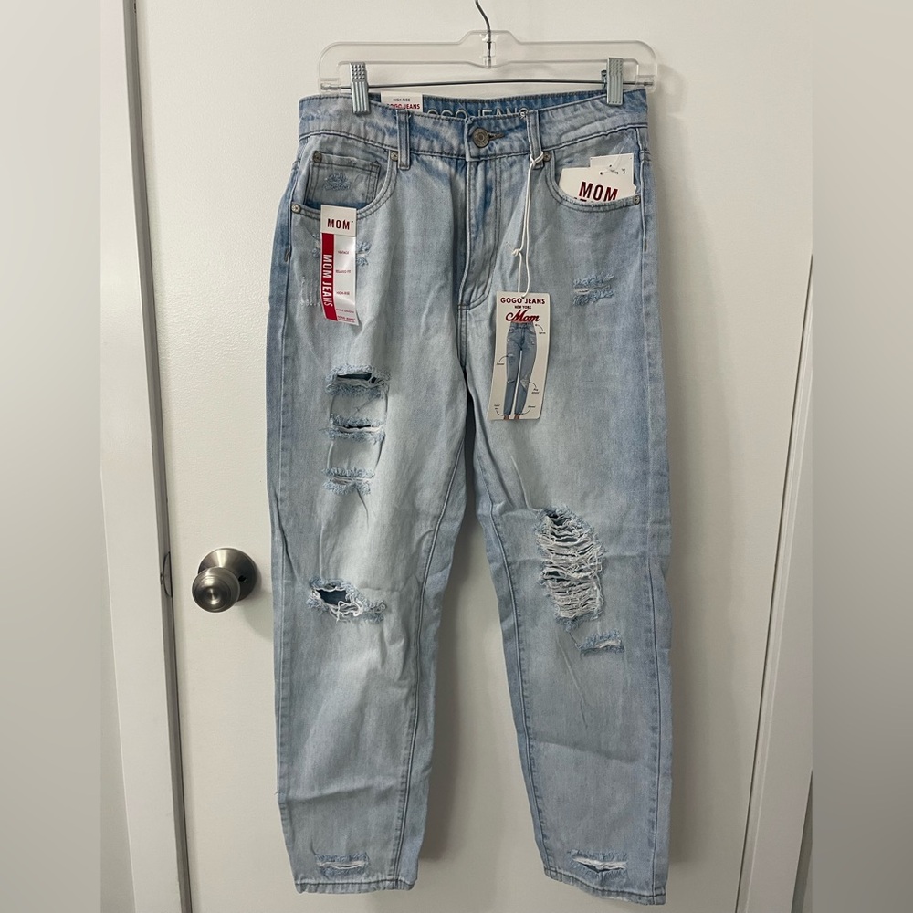 GOGO High Rise Mom Jeans